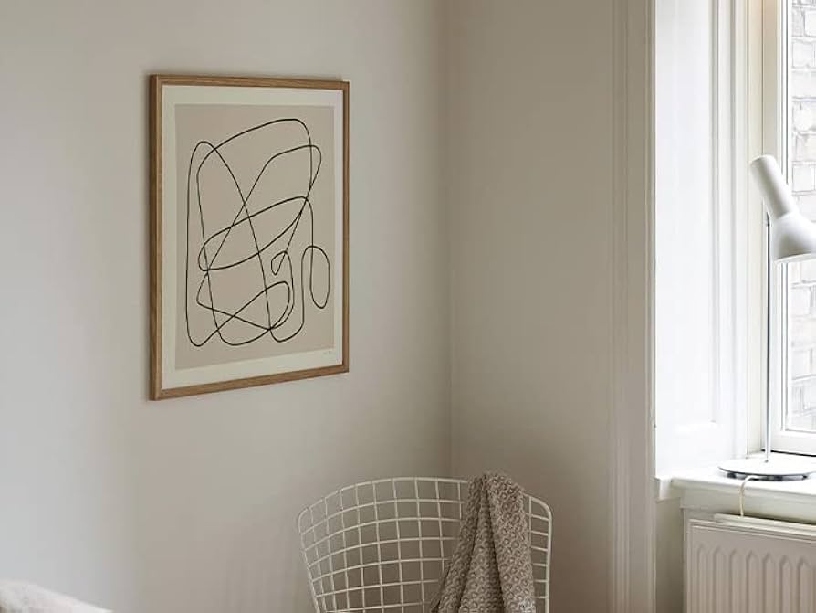 Amazon.com: THE POSTER CLUB Poster Abstract Lines 01 (50x50cm