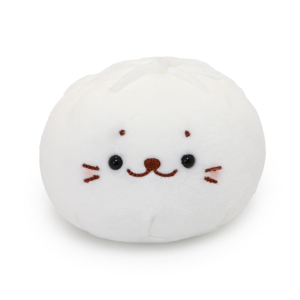Amazon.co.jp: しろたん 白いもの マスコット 《白い肉まん 》 マザー