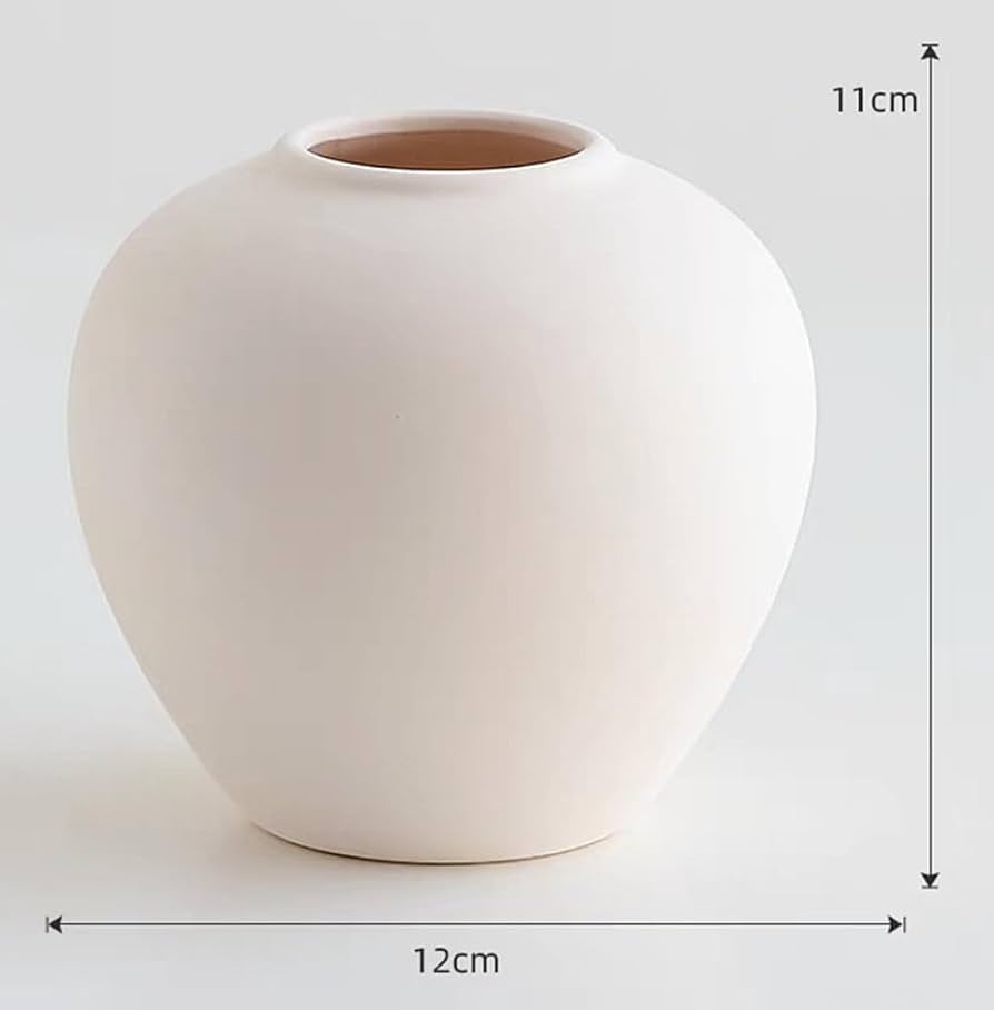 Amazon.co.jp: ホワイトセラミック 花瓶 一輪挿し 陶器花瓶 陶器花器
