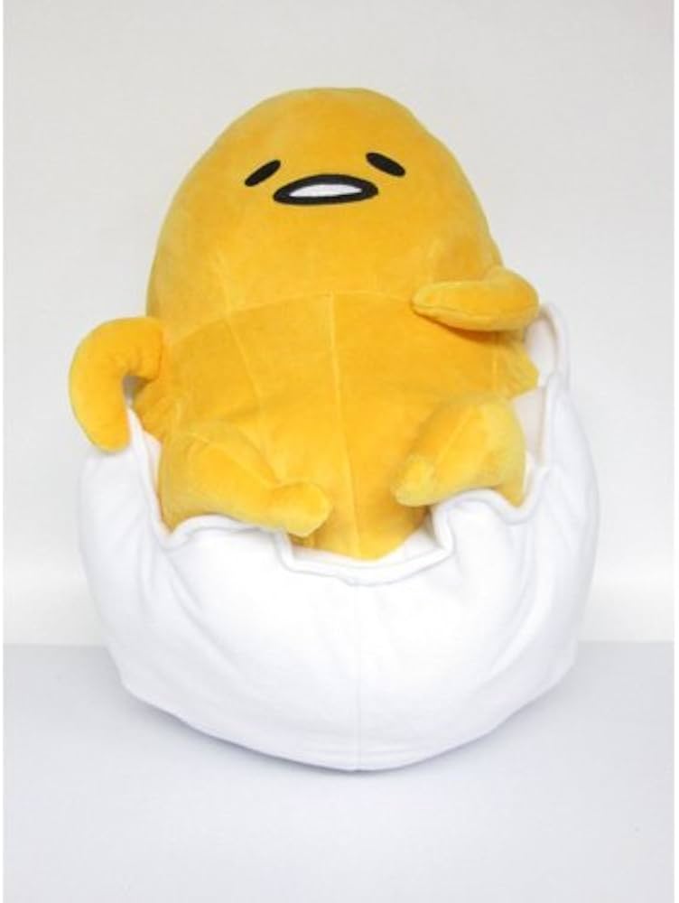 Amazon.co.jp: ぐでたま プリン&卵の殻乗りBIGぬいぐるみ 卵の殻乗り