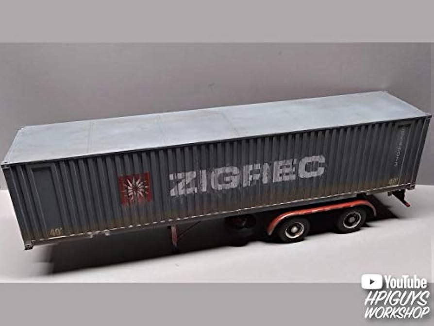 Amazon | AMT 1/24 40フィートコンテナ セミトレーラー プラモデル