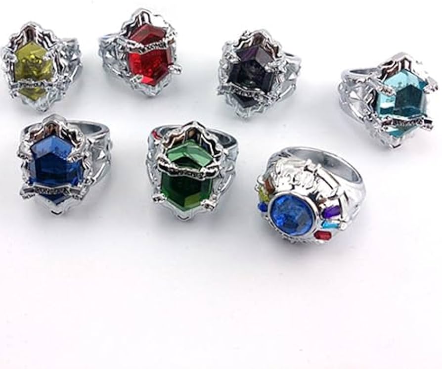 Amazon | 家庭教師ヒットマン リボーン リング 指輪 7個セット