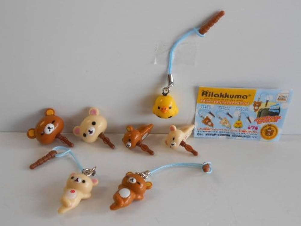 Amazon.co.jp: リラックマ だららんイヤホンジャックアクセサリー3 7種