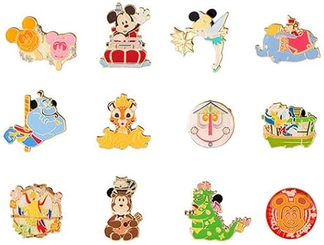 Amazon.co.jp: ディズニー ピンバッジセット パークアイコン デザイン