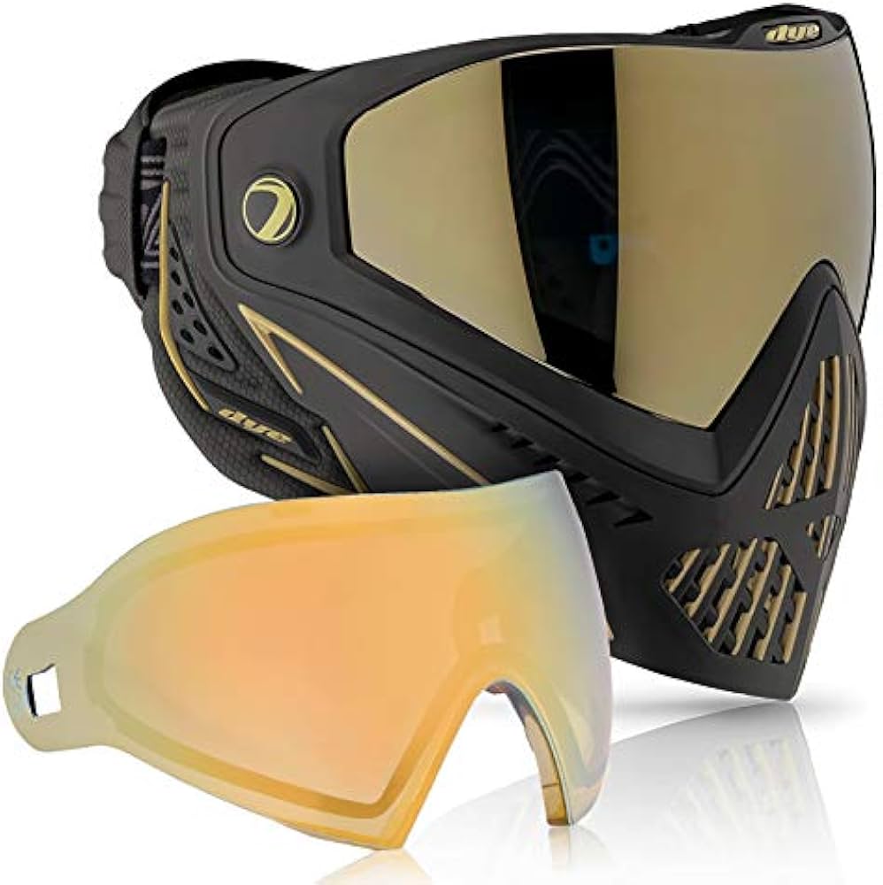 Amazon.co.jp: Dye i5 ペイントボールゴーグル オニキス/ゴールド 2.0