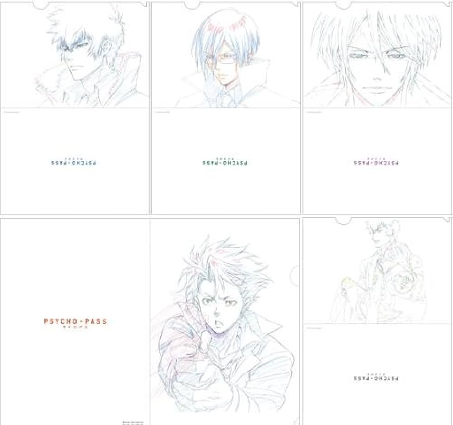 Amazon.co.jp: PSYCHO-PASS サイコパス 原画クリアファイルセット
