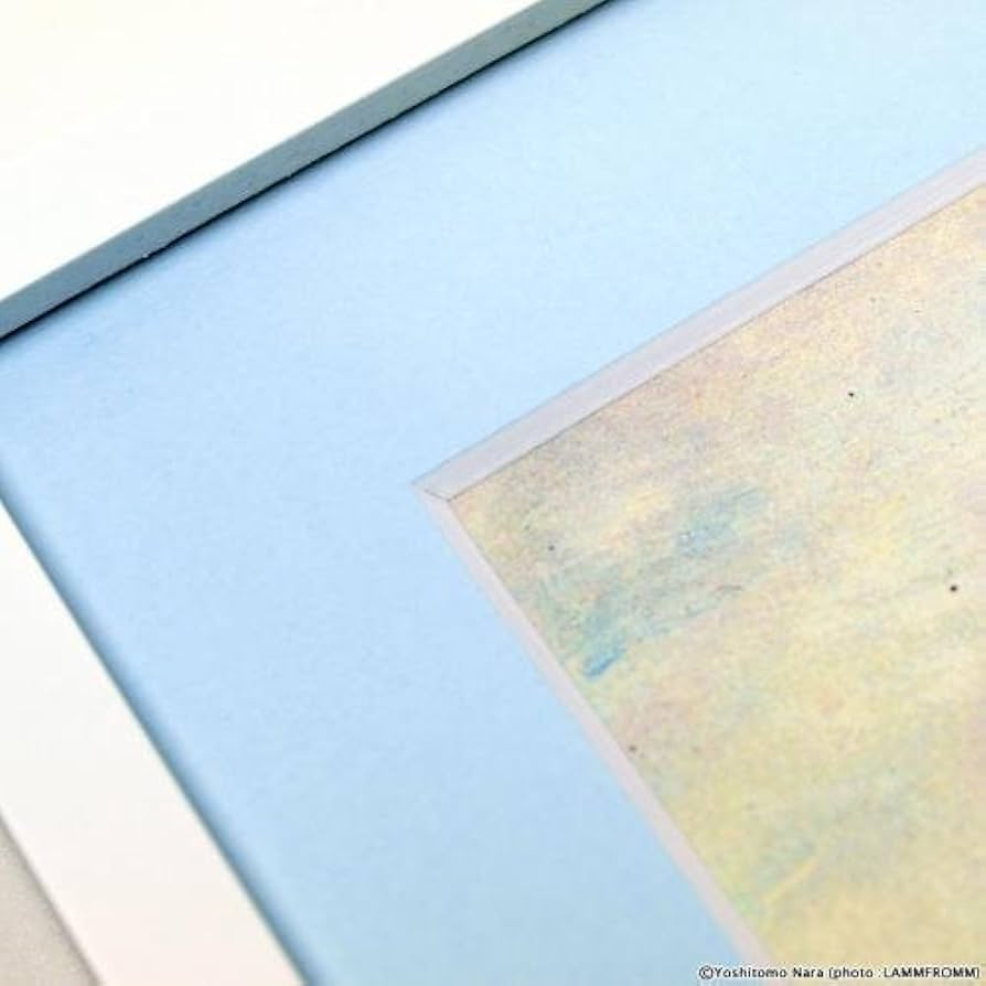 Amazon.co.jp: 奈良美智 ポスター [勉強中(特別額装版)] : ホーム