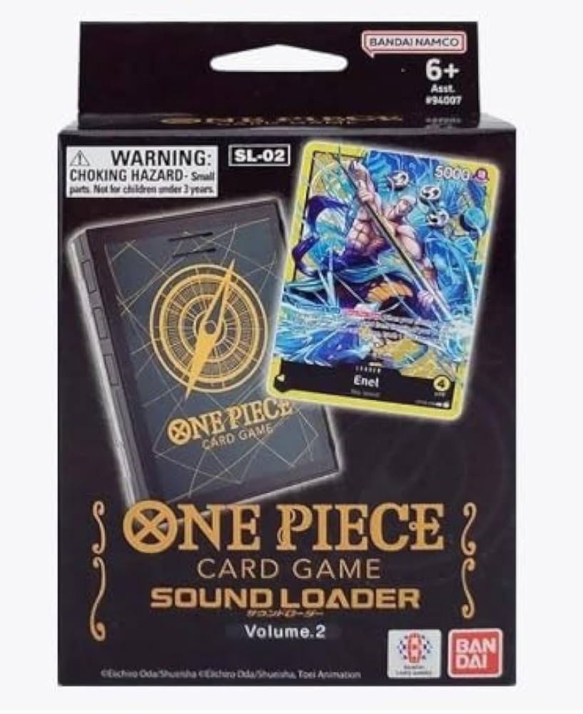 BANDAI 2024 One Piece TCG Card Game: Sound Loader Case Volume 2