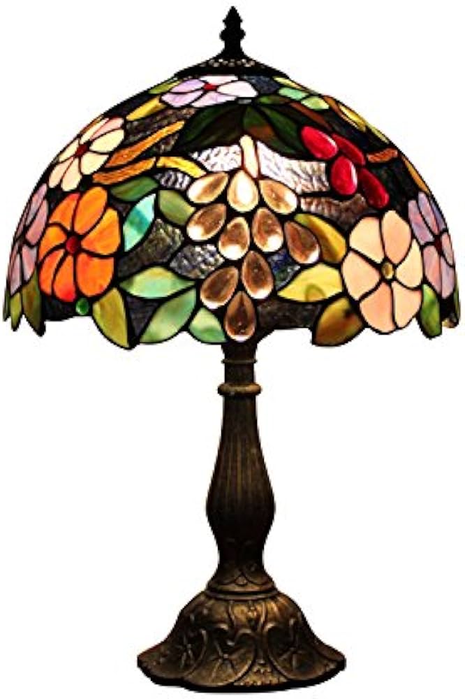 Amazon.co.jp : テーブルランプ ティファニー風ライト ステンドグラス