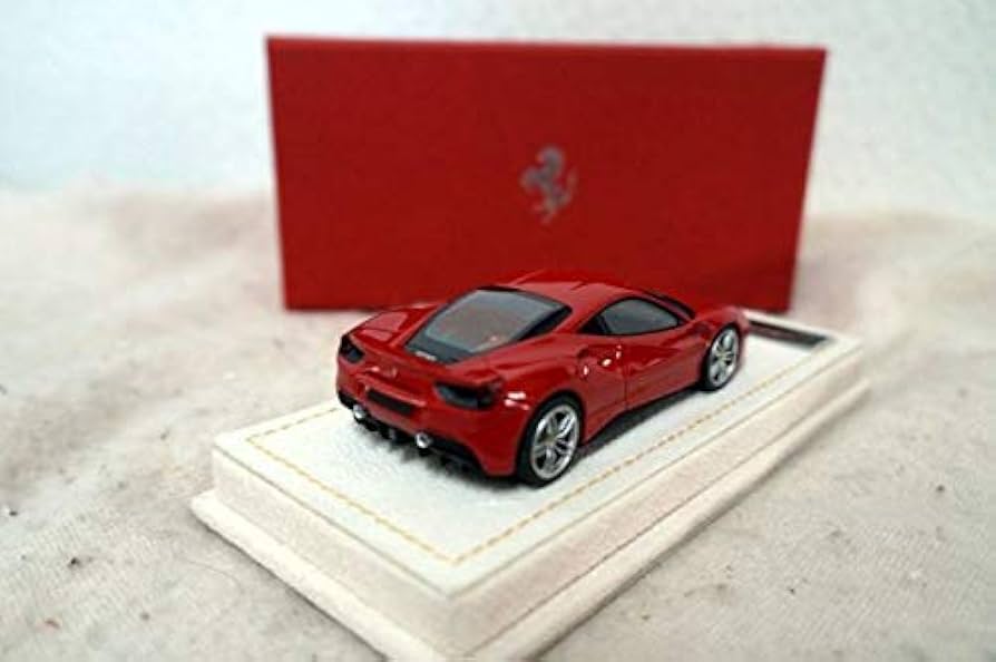 Amazon | MRコレクション フェラーリ 488 GTB 1/43 ミニカー 赤