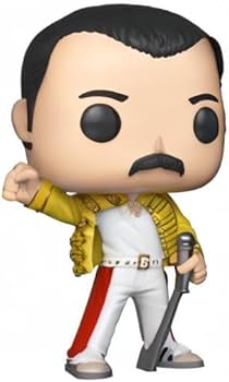 Funko Pop! Rocks: QueenFreddy Mercury Wembley 1986, Multicolor