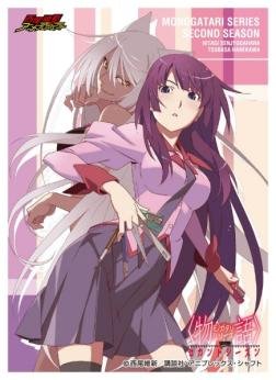 カードスリーブ 化物語 戦場ヶ原&羽川 5個 カードスリーブ 化物語 戦場