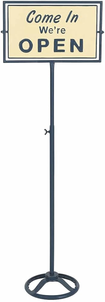 Amazon | ダルトン(Dulton) スピナー サイン スタンド オープン