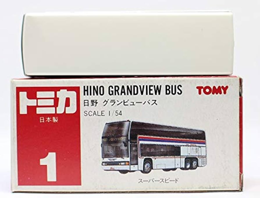 Amazon | トミカ 日本製 1 日野 グランビューバス 1/154 | ミニカー