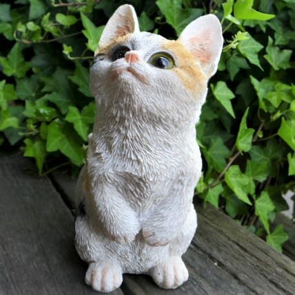 Amazon.co.jp: 猫の置物 三毛猫の子猫 7231HT キャット ガーデン