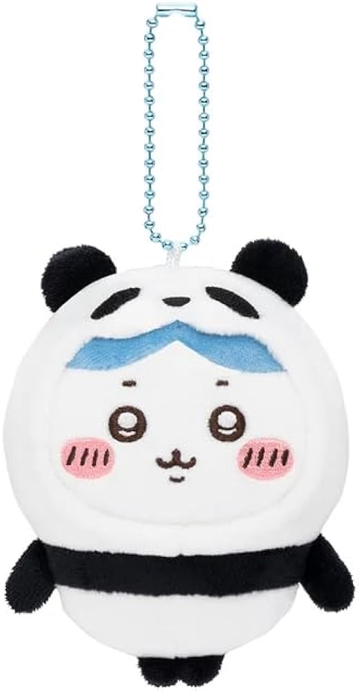 Amazon.co.jp: ちいかわ パンダなマスコット ぬいぐるみ ハチワレ