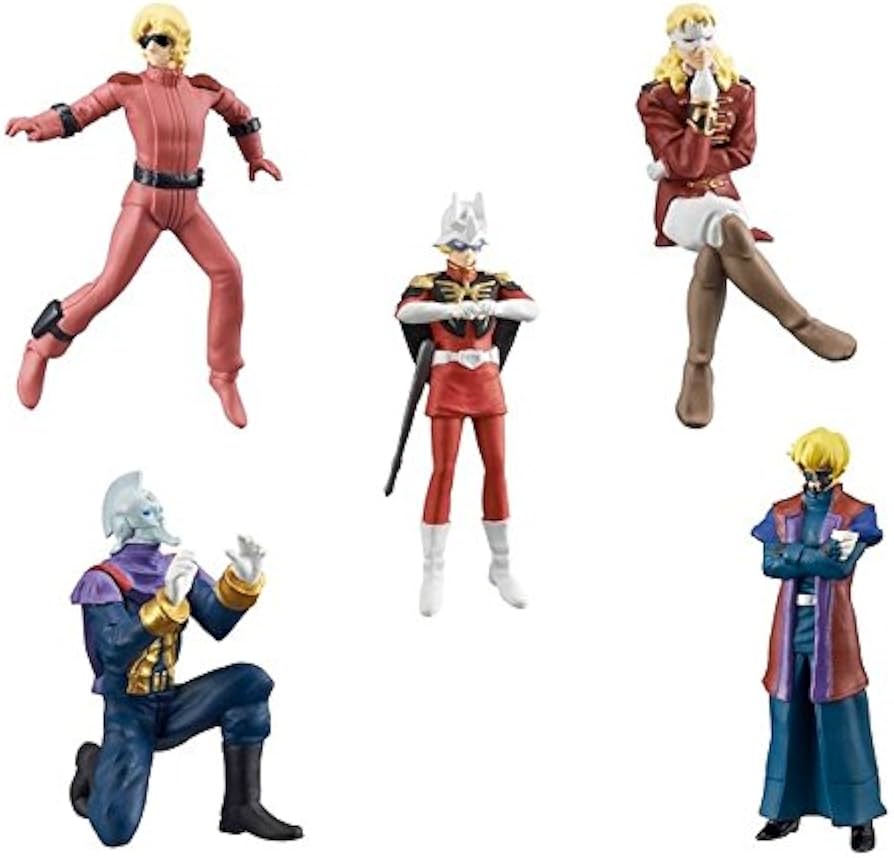 Amazon.co.jp: 機動戦士ガンダム デスクトップに仮面が集う！ 全5種