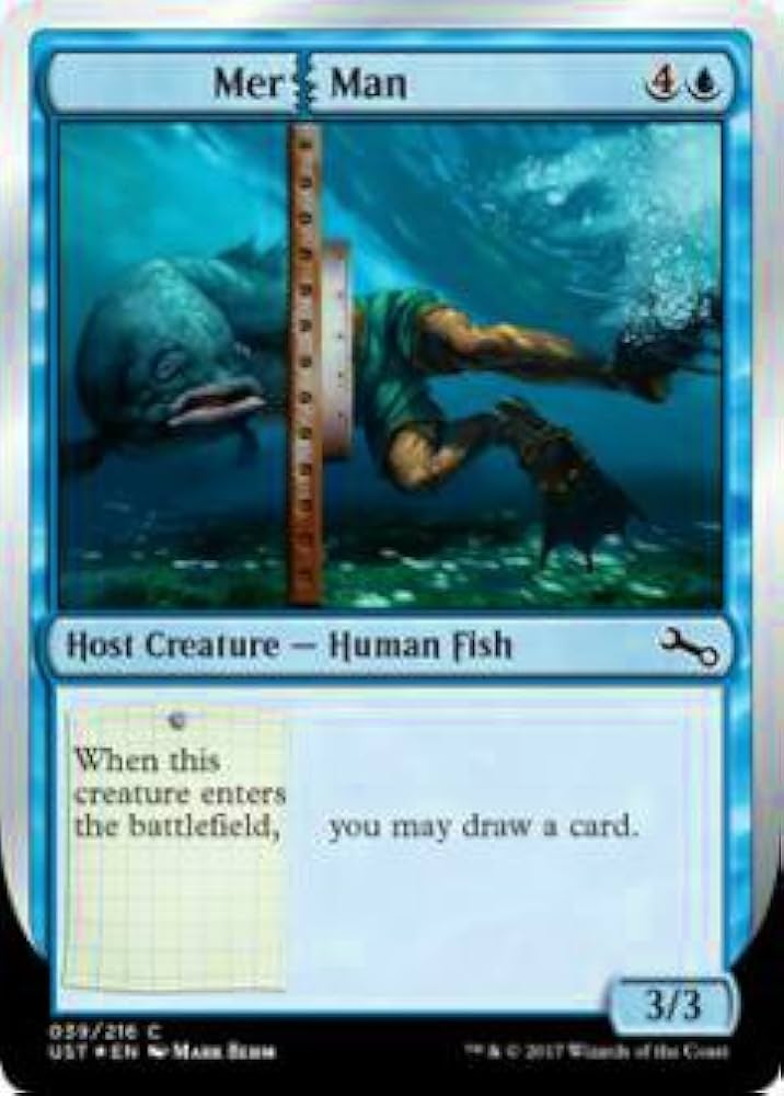 Amazon.co.jp: マジックザギャザリング英語版 MTG UST EN 039 Mer Man