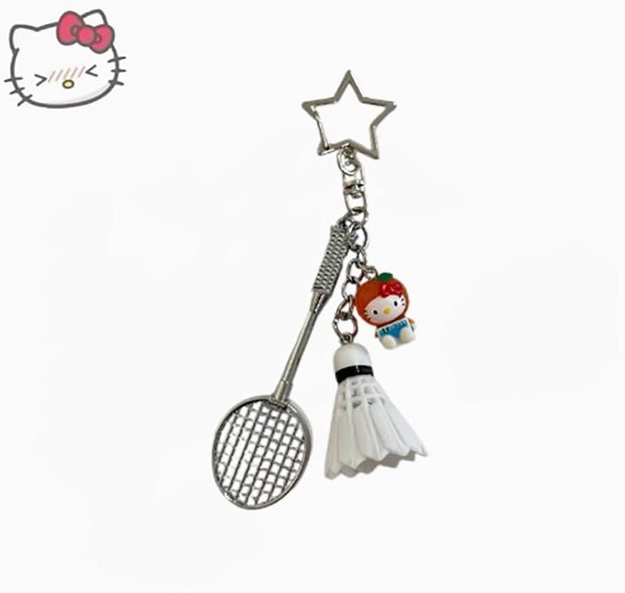 Amazon.co.jp: スポーツシリーズ 星 キーホルダー ハローキティ 野球