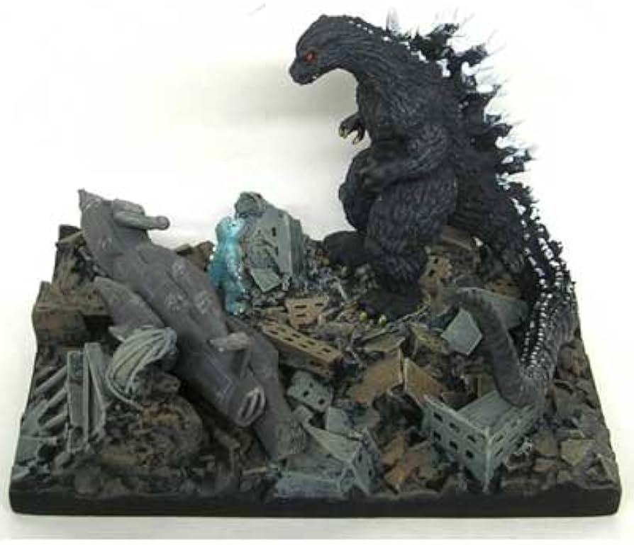 Amazon.co.jp: ポリストーンコレクション ゴジラ 新轟天号＆ミニラ