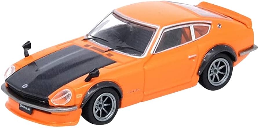 Amazon.com: Inno Models 1/64 Nissan Fairlady Z S30 Orange/Carbon