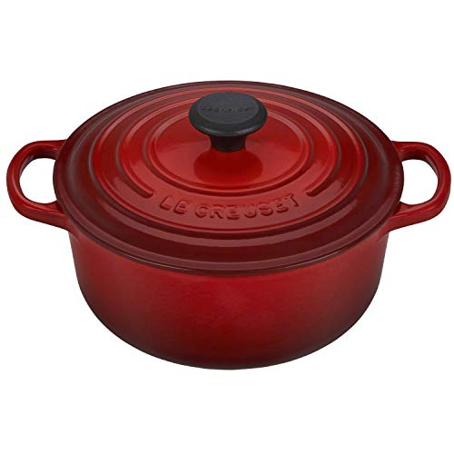 ル・クルーゼ シグニチャー ココット・ロンド 20cm [チェリーレッド