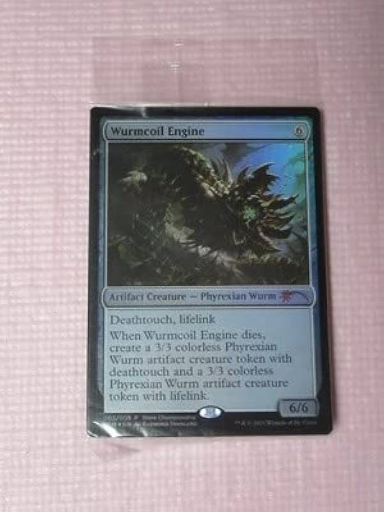 Amazon.co.jp: mtg foil 英語 プロモ ワームとぐろエンジン/Wurmcoil