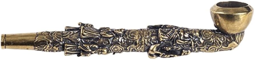 Amazon.co.jp: キセル 煙管 アンティーク調 きざみタバコ対応 銅製