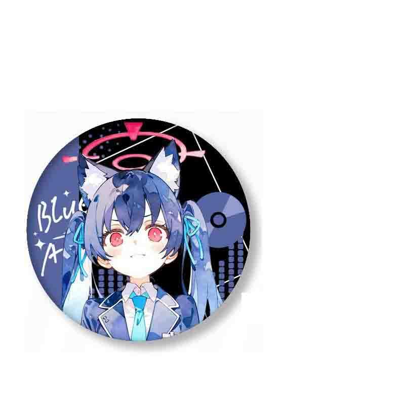 Amazon.co.jp: ブルーアーカイブ 缶バッジ ブローチ バッジ 6個セット