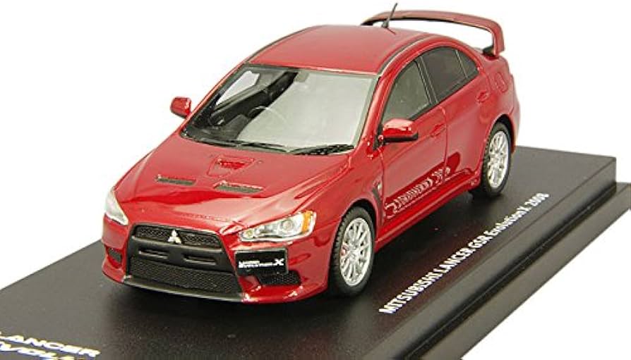 Amazon | LA-X 1/43 ミツビシ ランサー エボリューションX レッド