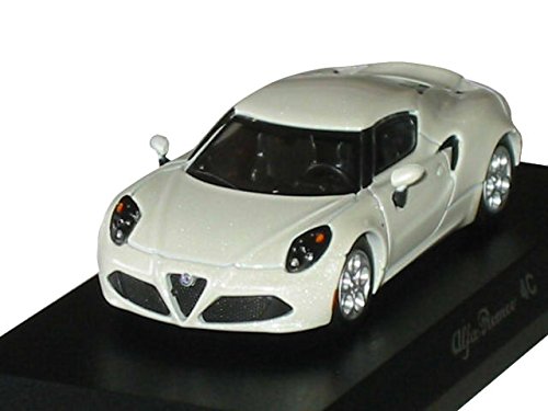 Amazon | 京商 1/64 アルファロメオ ミニカーコレクション4 4C 白