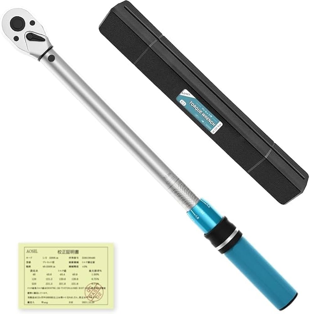 Amazon | トルクレンチ プレセット型 差込角12.7mm(1/2インチ) 40-220N