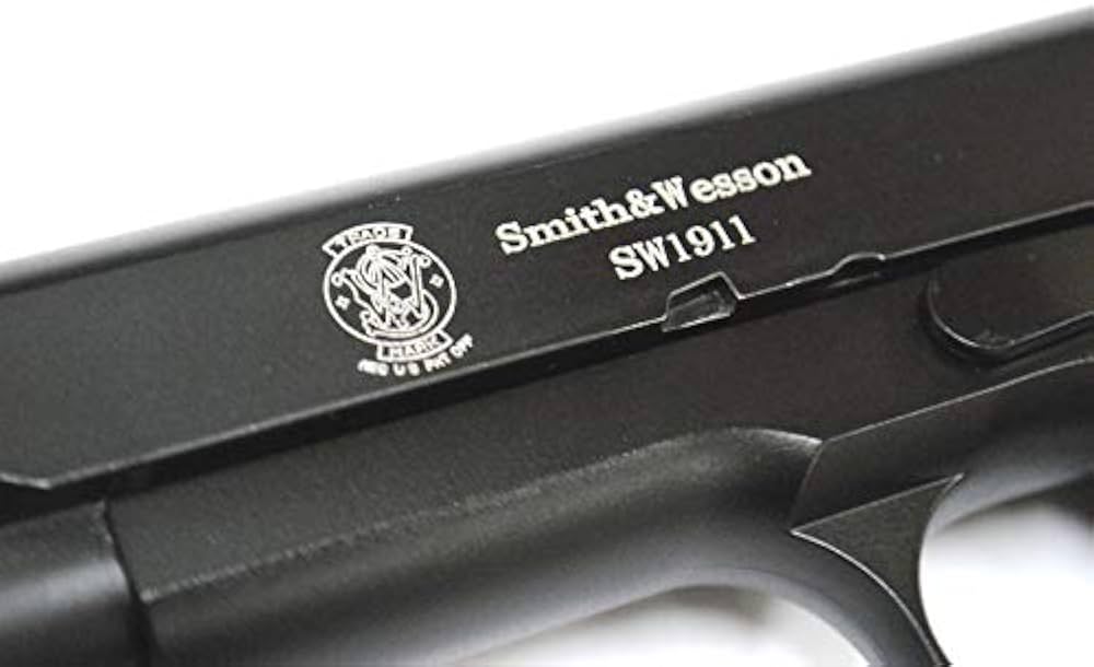 Amazon.co.jp: DOUBLE BELL M1911A1 S&W刻印 ガバメント ブローバック