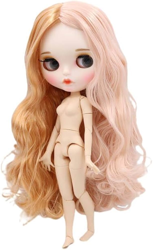 Amazon.co.jp: ネオ ブライス マルチカラーの髪、白い肌、マットな