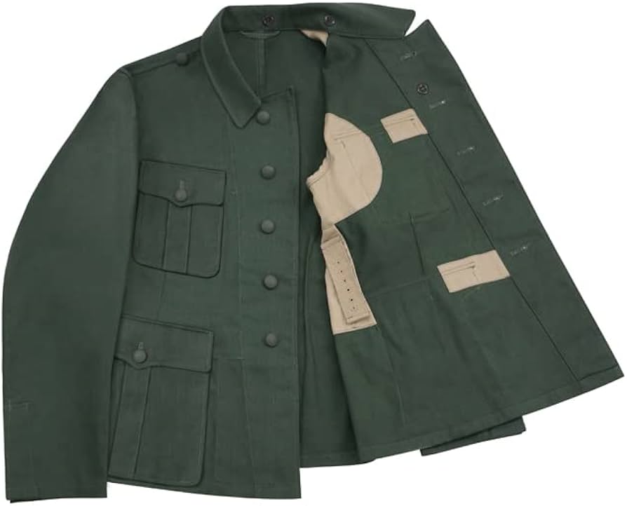 Amazon | 第二次世界大戦 ドイツ軍 国防軍 陸軍 M40 兵士用 夏用 HBT