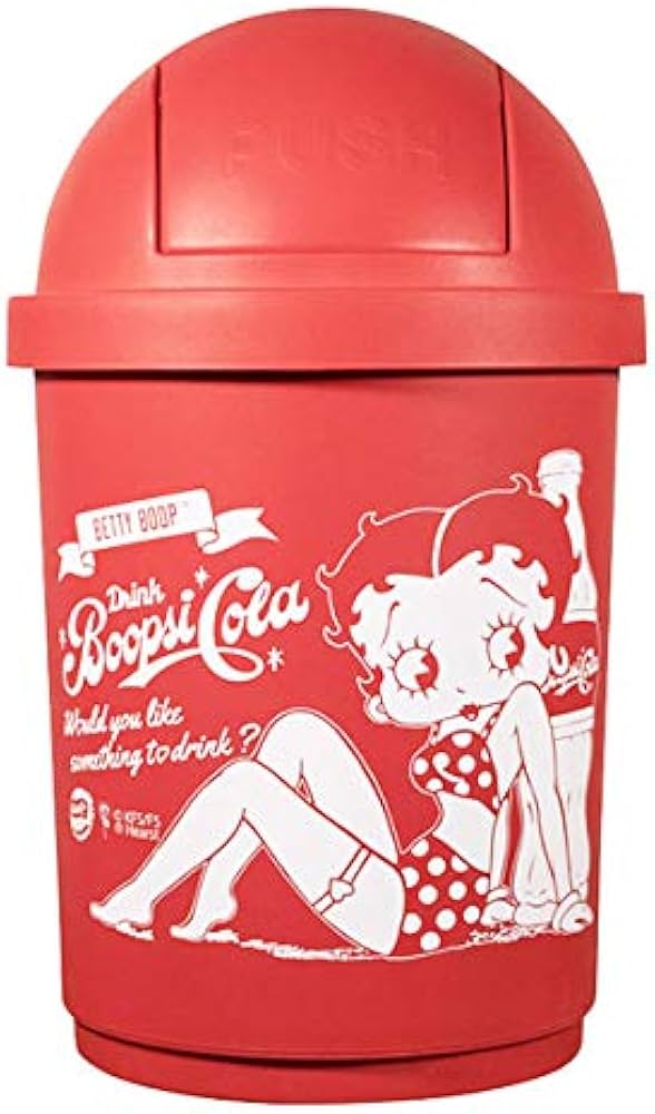 Amazon｜ベティちゃん コーラ 35L ダストボックス ゴミ箱 BETTYBOOP