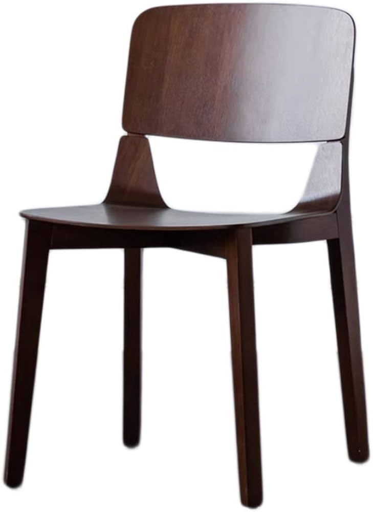 Amazon｜木製ハートチェア 無垢材 背もたれ スツール シングル