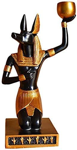 Amazon.co.jp: SCZWP8 古代エジプトアヌビス神樹脂工芸品スフィンクス