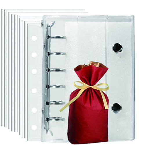 Amazon | シール帳 A7 バインダー 女の子 はがせる 透明ファイル 3D