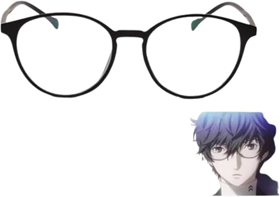 Amazon.co.jp: ペルソナ5 雨宮蓮 メガネ 眼鏡 コスプレ道具 小物 かけ