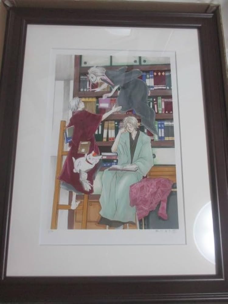 夏目友人帳 大原画展 複製原画 ニャンコ先生 版画 夏目友人帳 大原画展