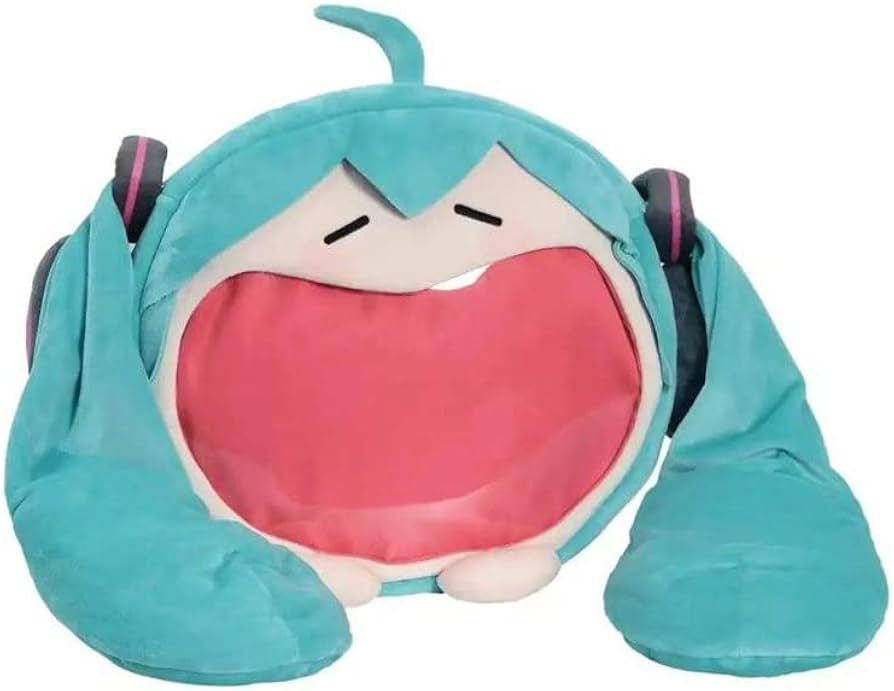 Amazon.co.jp: 初音ミク 痛バッグ リュック ぬいぐるみ 痛バ ふわふわ