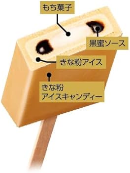 Amazon.co.jp: 赤城乳業 桔梗信玄餅アイスバー 95ml×24袋 : 食品・飲料