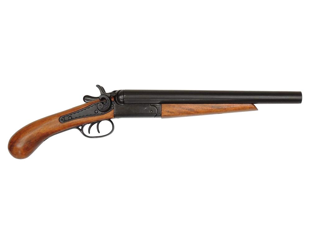 Amazon | 模造銃(装飾品) デニックス 1114 ダブルバレルピストル 52.5