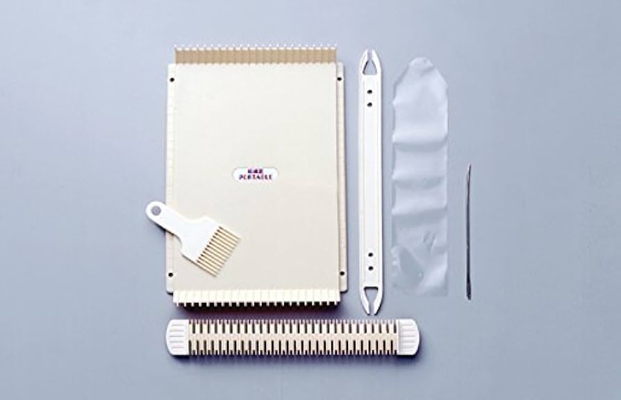 Amazon | 卓上手織機 絵織亜ポータブルと絵織糸(サークル）のセット