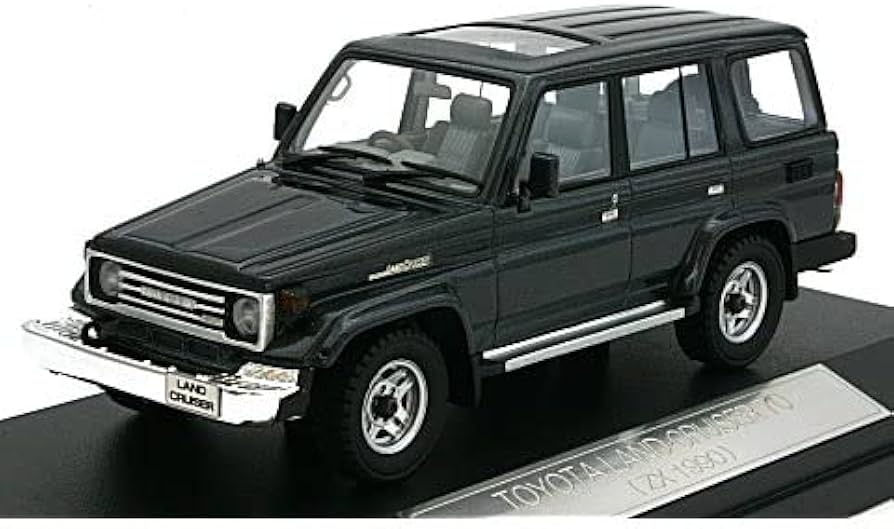 Amazon | ハイストーリー 1/43 ミニカー ランドクルーザー 70 ZX 1990