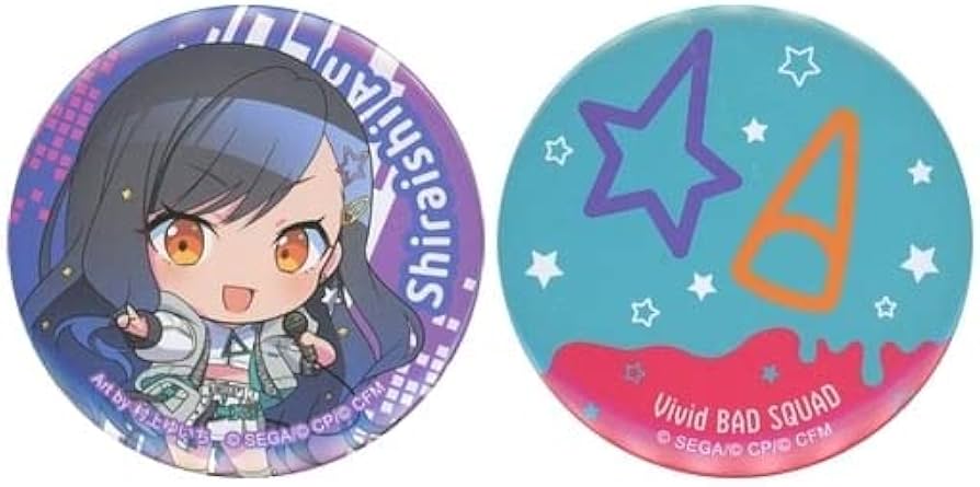 Amazon | セガラッキーくじ Vol.2 E賞 缶バッジセット【白石杏