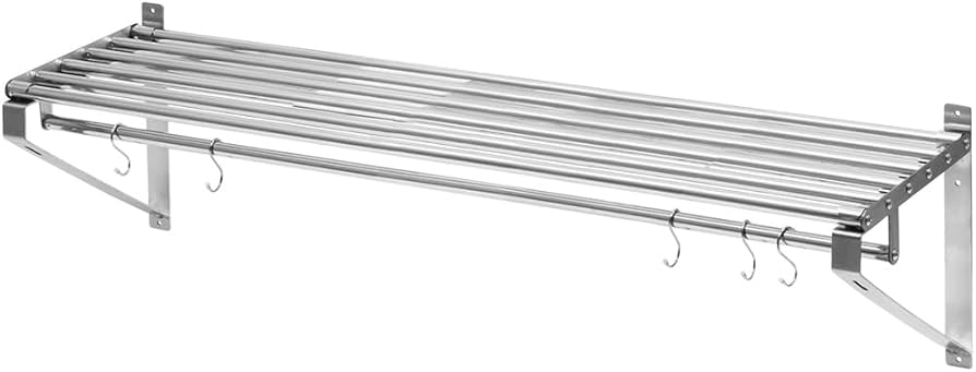 Amazon｜業務用 水切棚 ステンレス パイプ棚 幅1200mm 奥行 305mm PRO