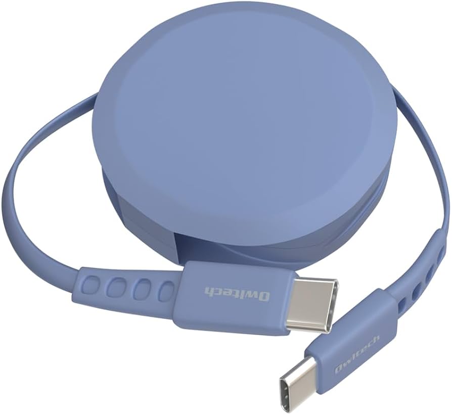 Amazon.co.jp: オウルテック 片引き巻取り式 USB Type-C to Cケーブル