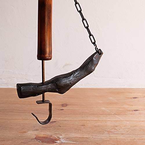 Amazon.co.jp: 囲炉裏 自在鉤 天然竹 漆塗り 小 山中 : ホーム＆キッチン